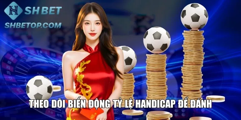 Theo dõi biến động tỷ lệ Handicap để đánh